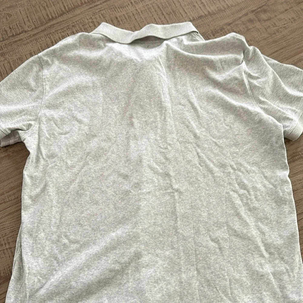 Banana Republic gray luxe touch performance shirt, size L
